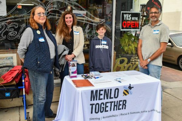 volunteers helping out at an event